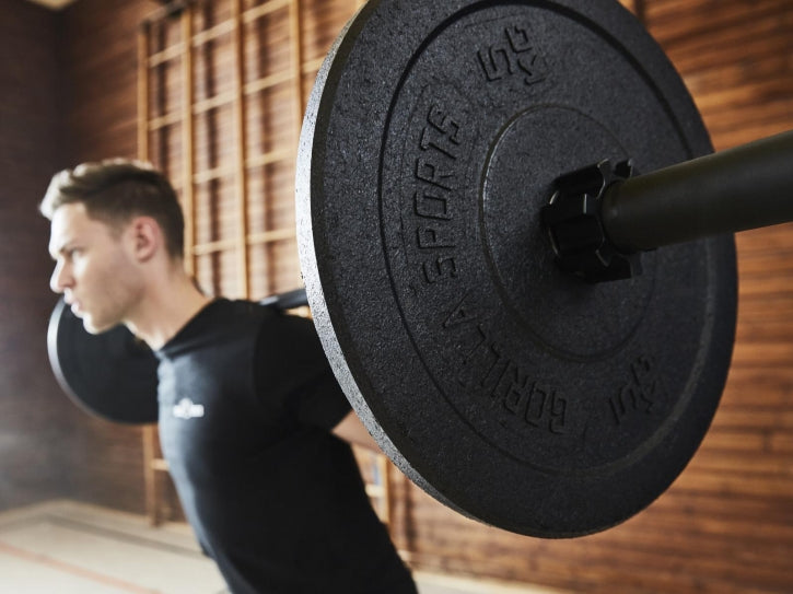 Hi Temp Bumper Levypainot 2x5kg, 50mm Kumiset Levypainot, Musta