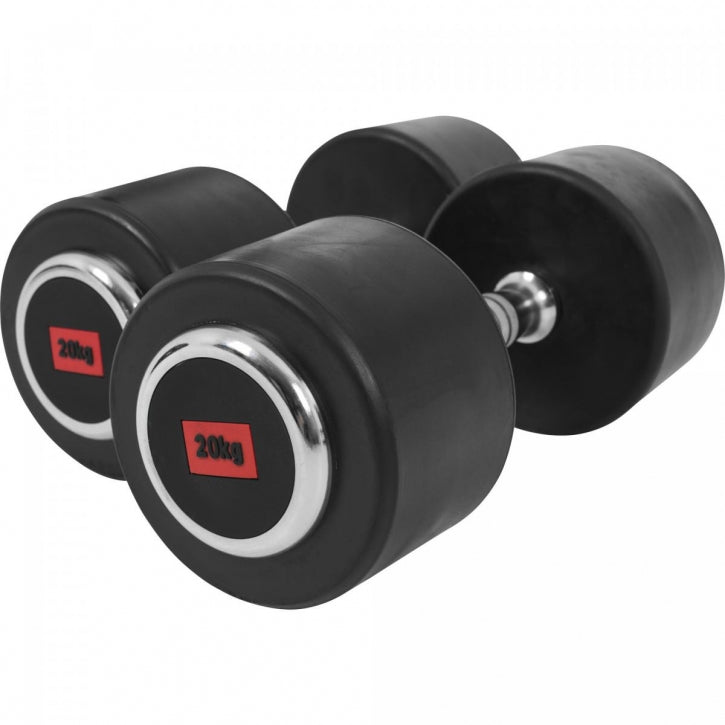 Kumiset Käsipainot 325kg Valurautaydin + 2-Tasoinen Käsipainoteline Max. 500kg Musta