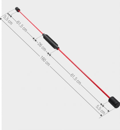 Flexi Bar 160 cm – Swing Stick Tärinätanko Keskivartalon ja Syvien Lihasten Treeniin