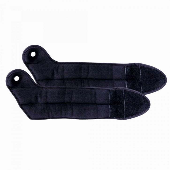 Nilkka-/Rannepainot Peukaloaukolla, 4 Eri Painoa 0,5 - 2kg Polyesteri/Teräs Musta 2kpl