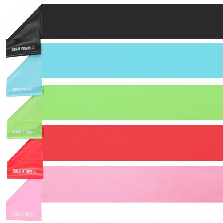 Treeninauha / Vastusnauha 120cm, 5 Eri Vastusta/Väriä 14,5-30,1kg