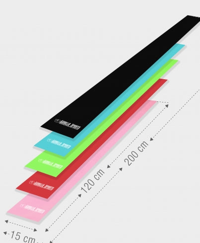 Treeninauha / Vastusnauha 120cm, 5 Eri Vastusta/Väriä 14,5-30,1kg