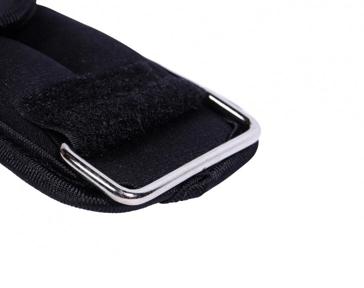 Nilkkapainot, 4 Eri Painoa 0,5kg - 2kg Neopreeni/Teräs Musta 2kpl