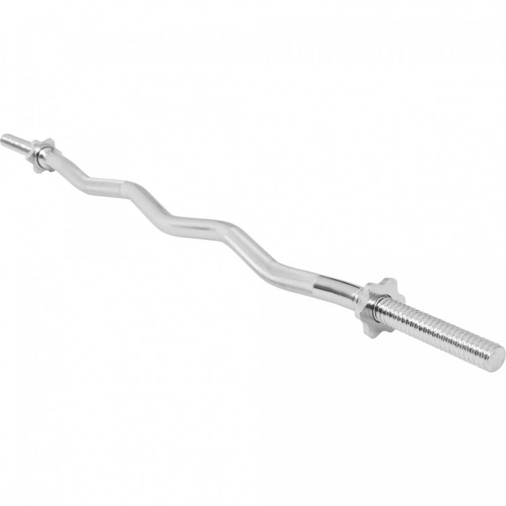 Käsipainotangot 35cm, 2,5kg, 2kpl + EZ Mutkatanko 120cm, 8kg Kierrelukoilla Ø 30mm