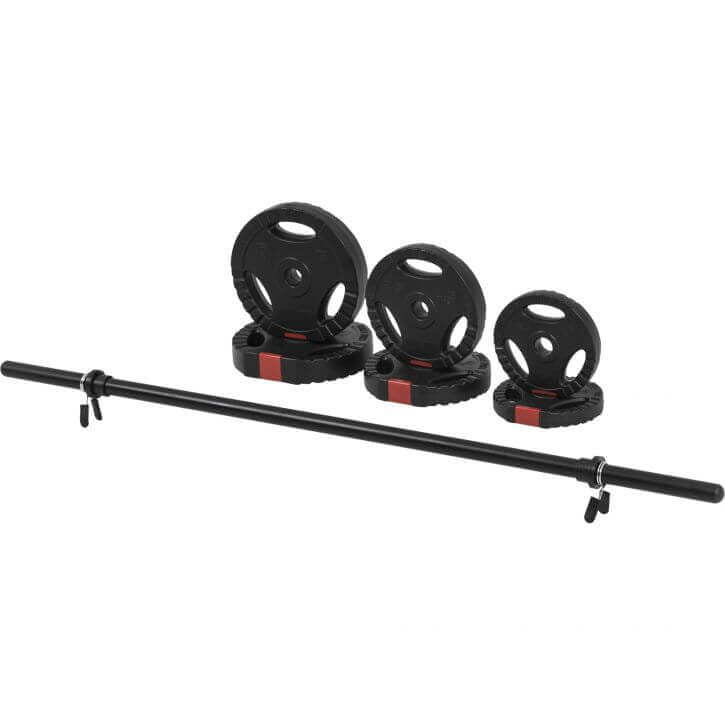 Pump Setit 5x20kg, Vinyyliset Bodypumpsetit Tri Grip Levypainoilla, Tangot 130cm, Ø 30/31mm