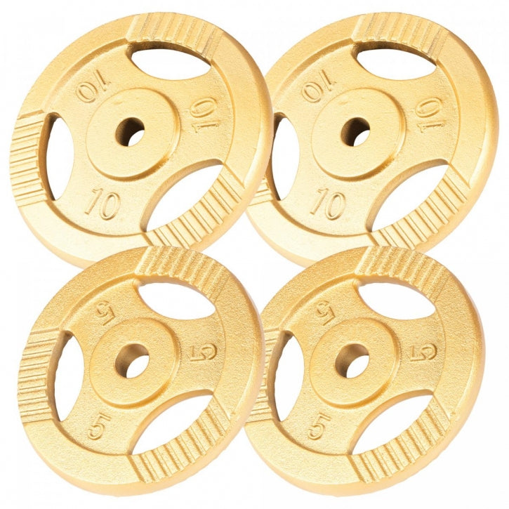 Tri Grip painosetti 100kg, kullanvärinen