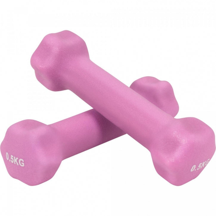 Aerobic käsipainosetti hexagon 1-10kg