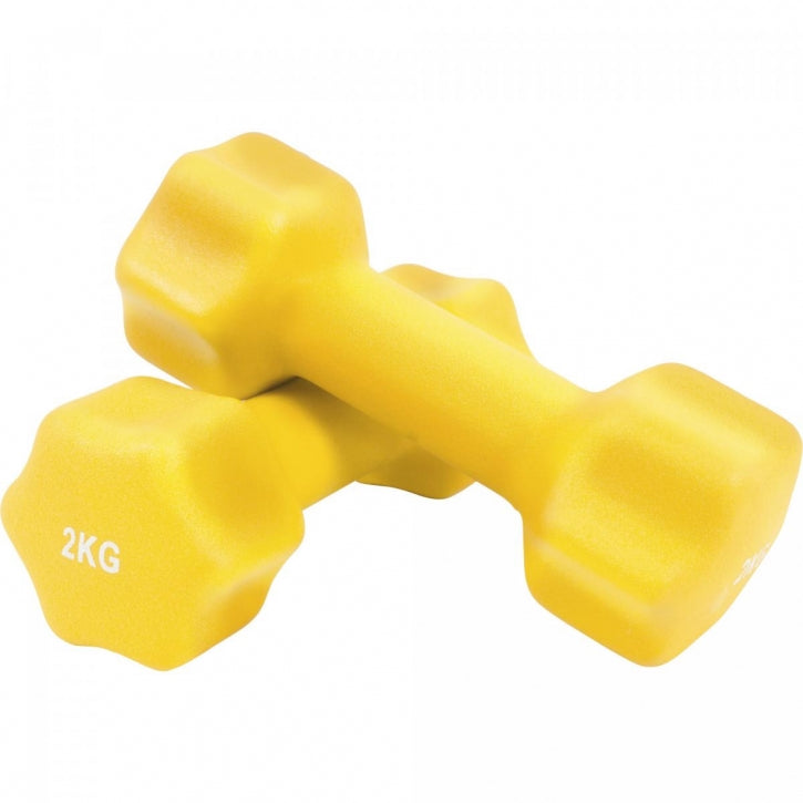 Aerobic käsipainosetti hexagon 1-10kg