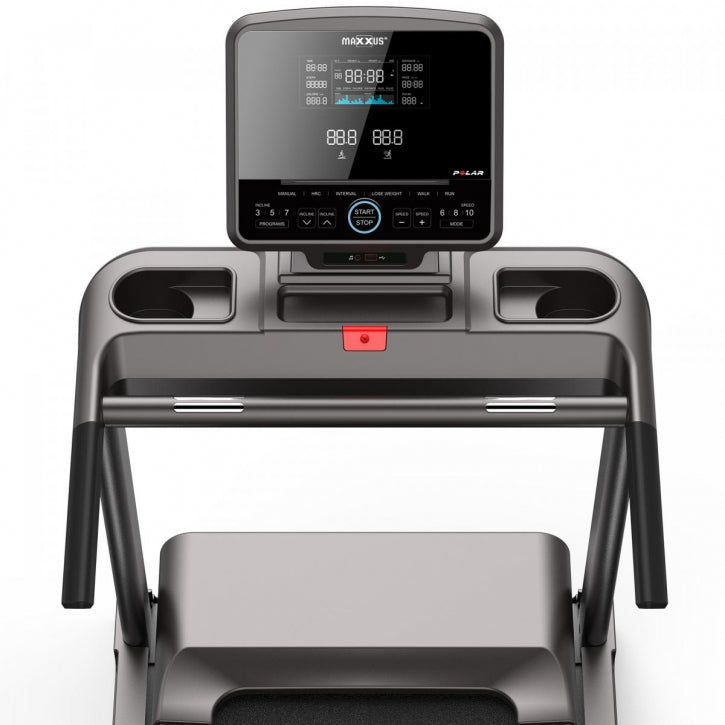 Taitettava Juoksumatto MAXXUS 7.1 RunMaxx – LCD-Näyttö, 11 Ohjelmaa, 18 km/h & 16 Kaltevuutta – 120 kg