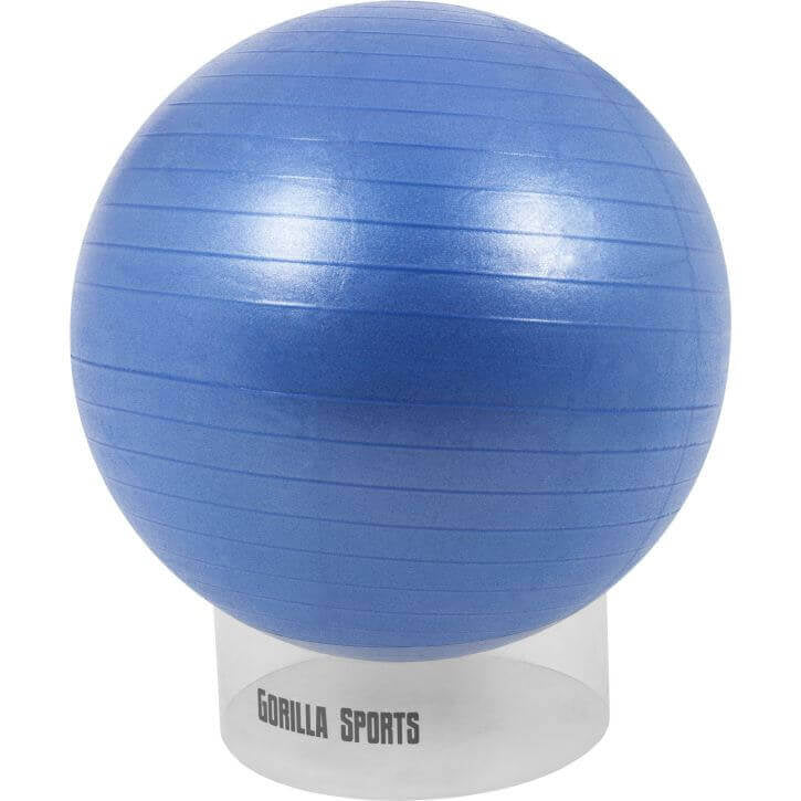 Jumppapallon pidike, Teline 55-75cm Jumppapalloille, Valkoinen