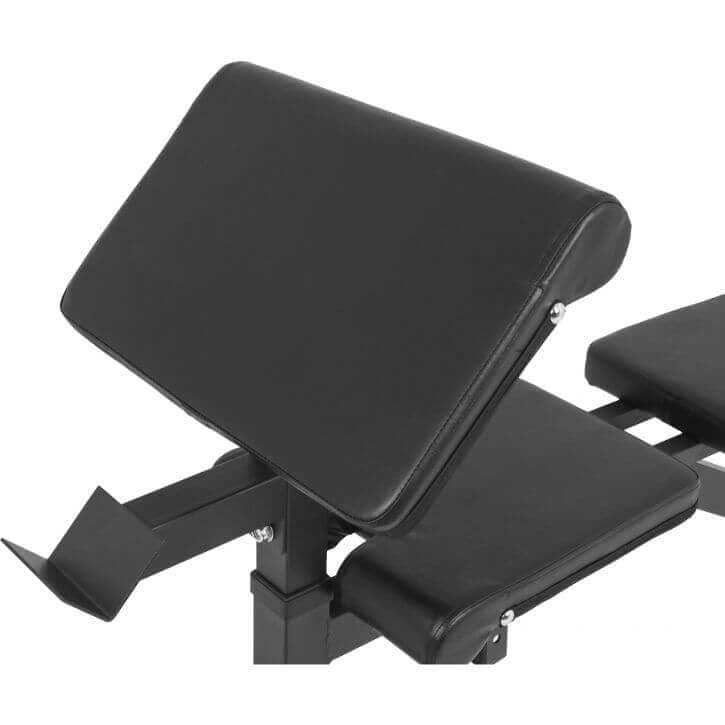 Monitoimipenkki 5in1 / Painonnostopenkki Säädettävä 150x55x50cm Max. 200kg Black Edition