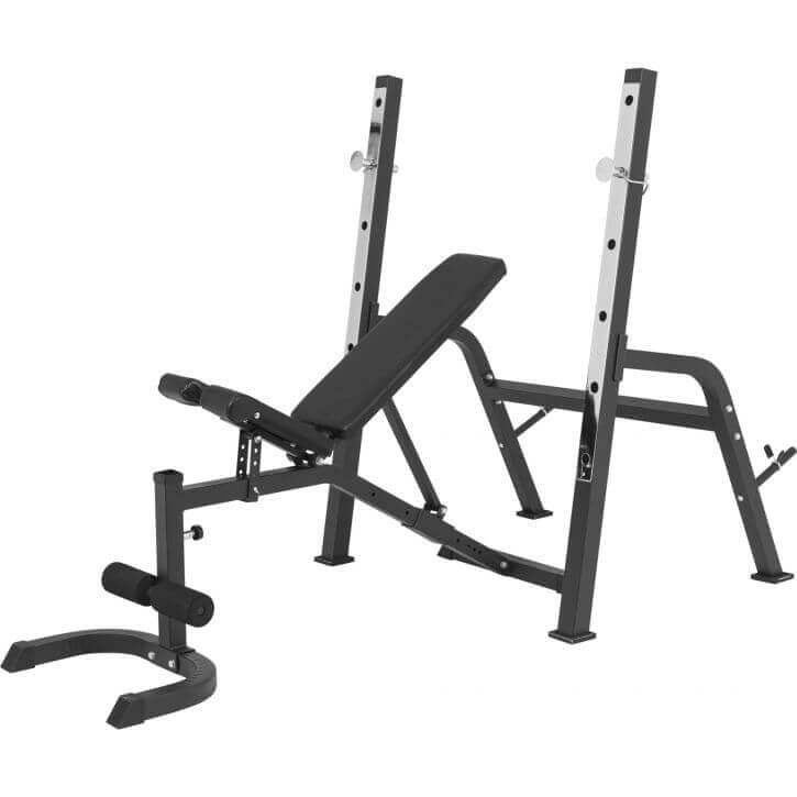 Monitoimipenkki 5in1 / Painonnostopenkki Säädettävä 150x55x50cm Max. 200kg Black Edition