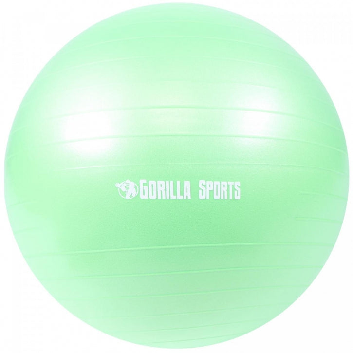 Jumppapallo Matta 55cm, Harjoituspallo ja Pumppu, Useita Värejä