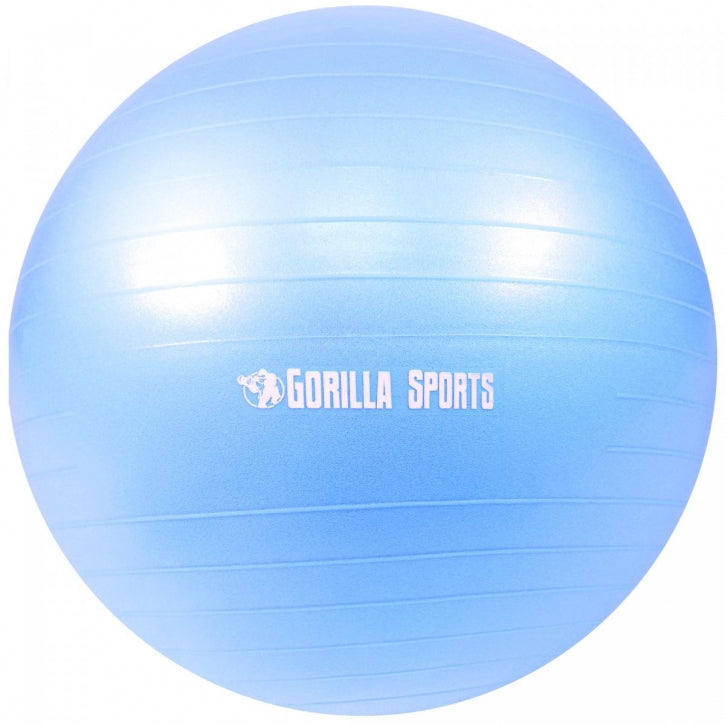 Jumppapallo Matta 55cm, Harjoituspallo ja Pumppu, Useita Värejä