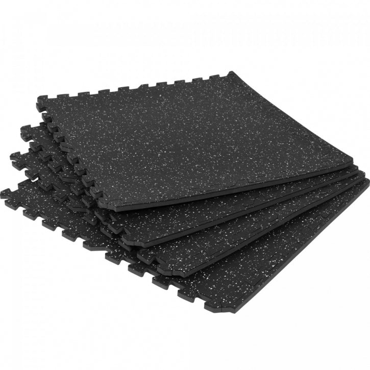 4-Osainen Kuminen Suojamatto / Palamatto Reunapaloilla, 4 Eri Väriä