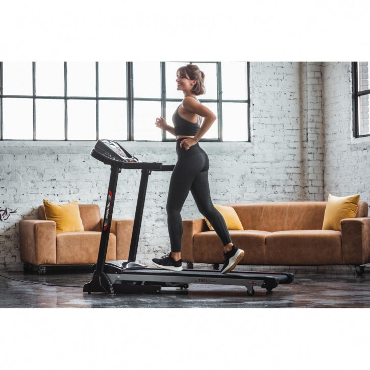 Juoksumatto Christopeit TM 550S – Kokoontaitettava, 15 km/h, Sykemittari & Kaltevuuden Säätö – max. 130 kg