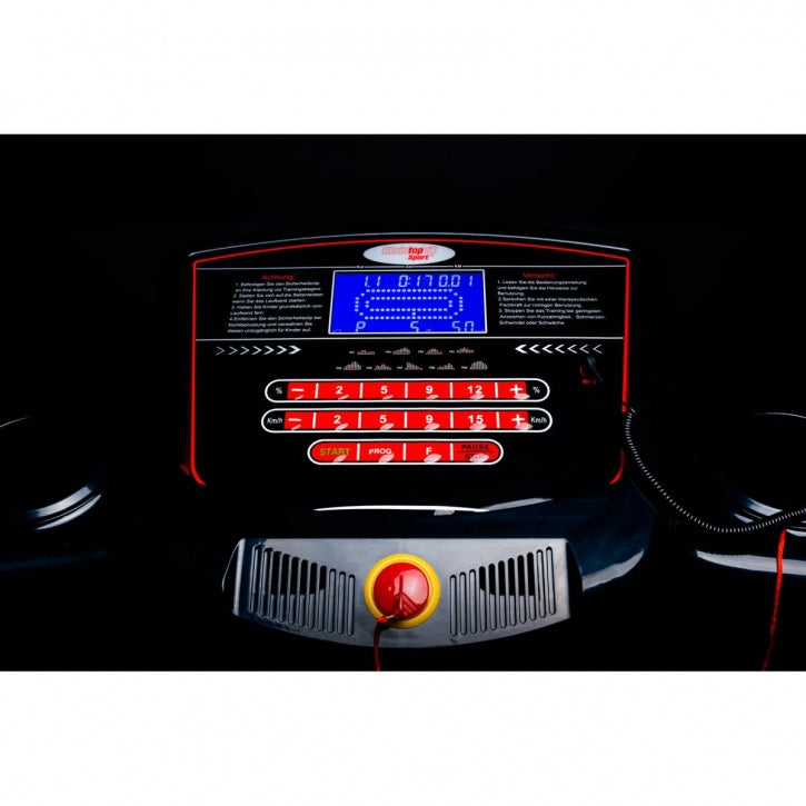 Juoksumatto Christopeit TM 550S – Kokoontaitettava, 15 km/h, Sykemittari & Kaltevuuden Säätö – max. 130 kg