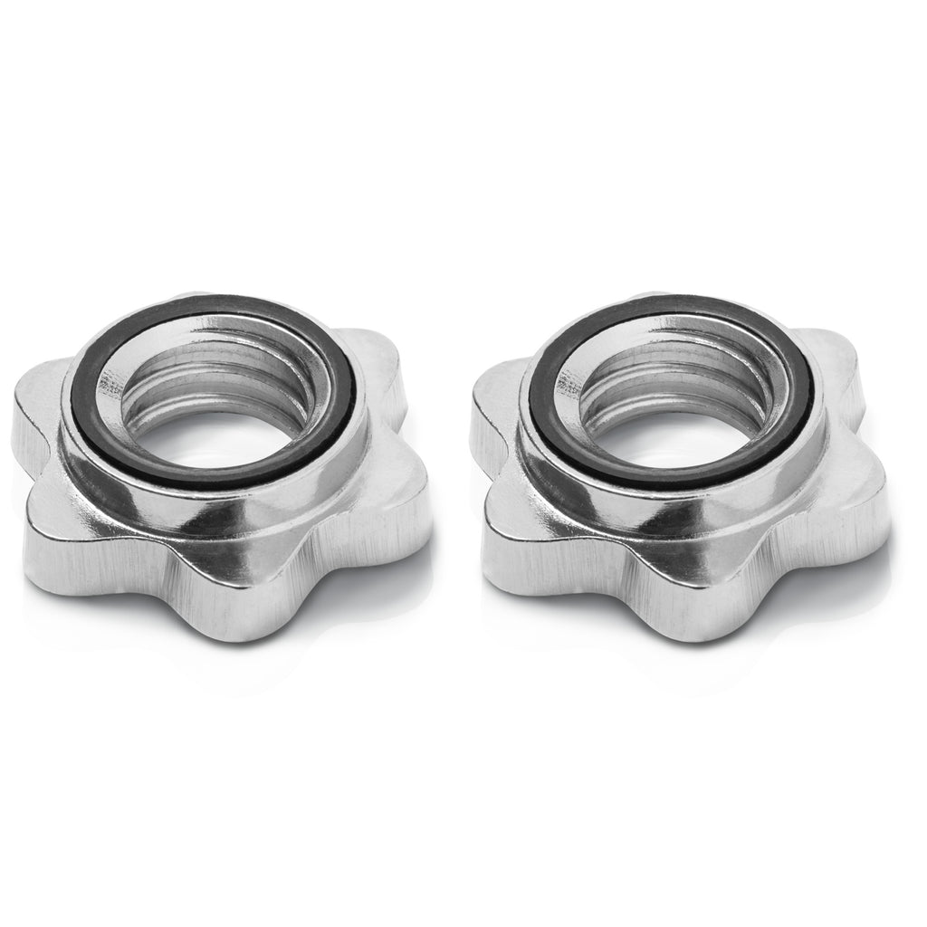 Käsipainotanko Kierrelukoilla Ø 30mm Levypainoille 42cm, 2,5kg Kromi