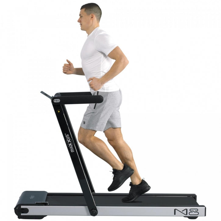 MAXXUS Juoksumatto M8 Hopea Kokoontaitettava Max. 100kg