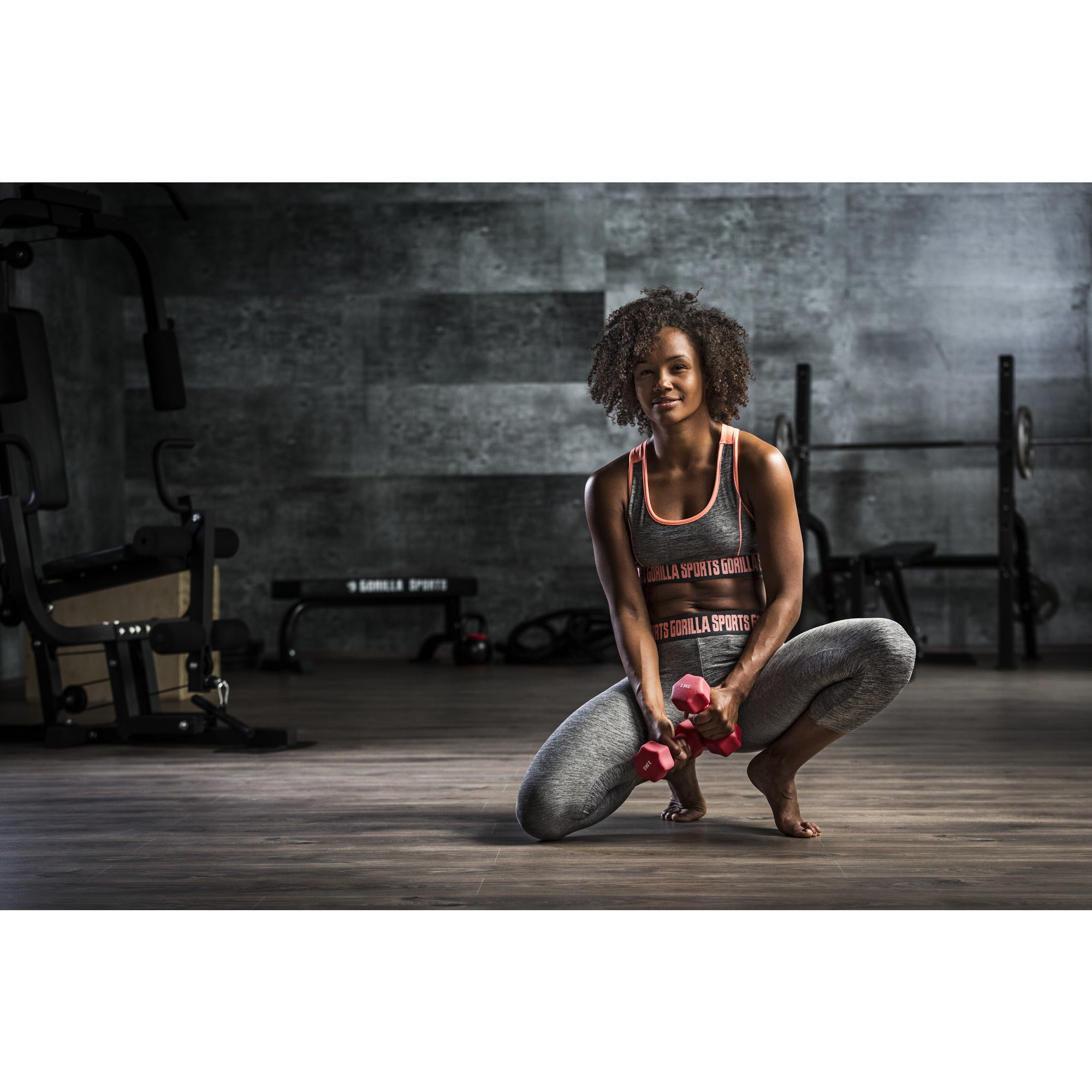 Aerobic käsipainot hexagon 1-10kg