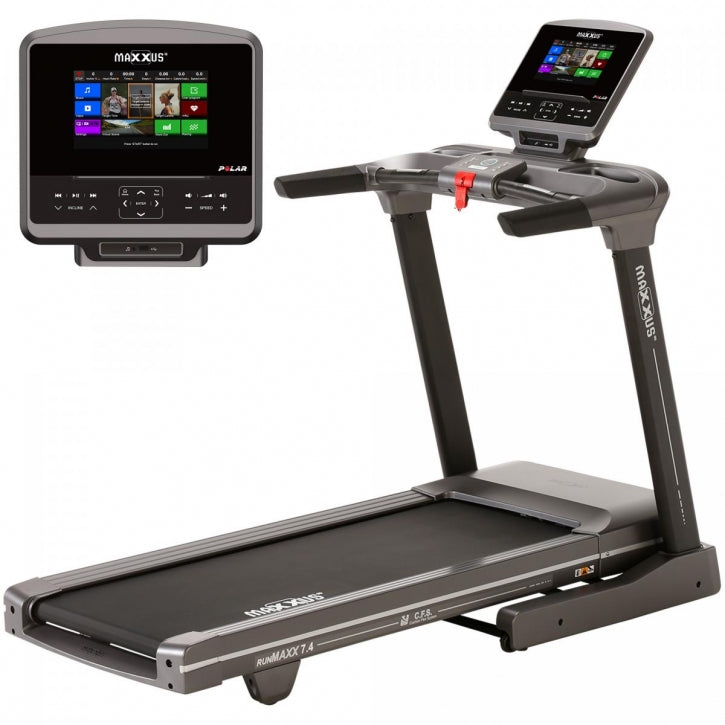 MAXXUS Juoksumatto RunMaxx 7.4 Kokoontaitettava TFT-Näyttö Max. 130kg