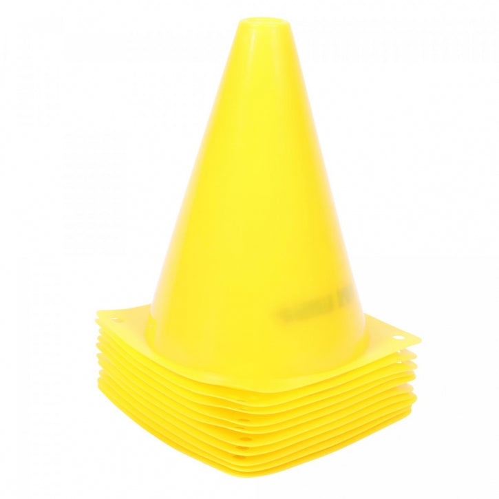 Merkkikartiot 10kpl, 3 Eri Kokoa 17-30cm Keltainen