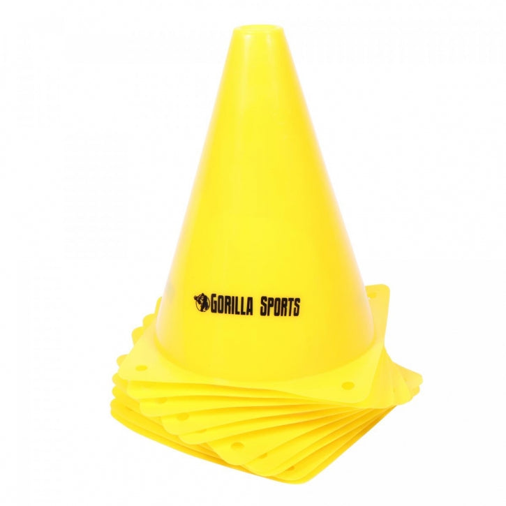 Merkkikartiot 10kpl, 3 Eri Kokoa 17-30cm Keltainen