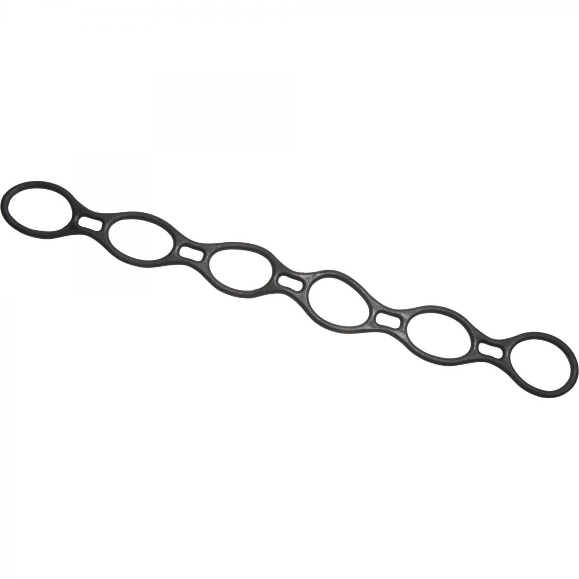 Voimakuminauha 2.0 PRO 100cm, 6 Integroitua Kahvaa Musta