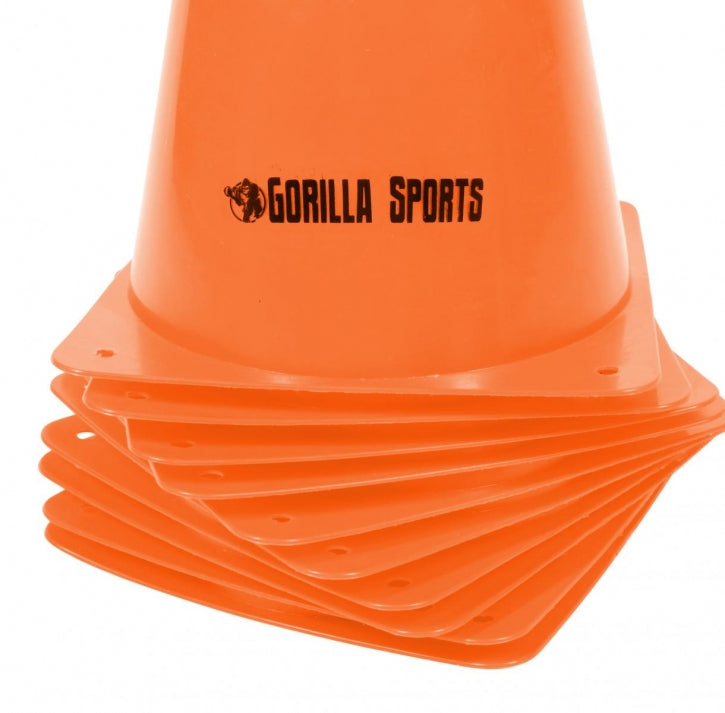 Merkkikartiot 10kpl, 3 Eri Kokoa 17-30cm Oranssi