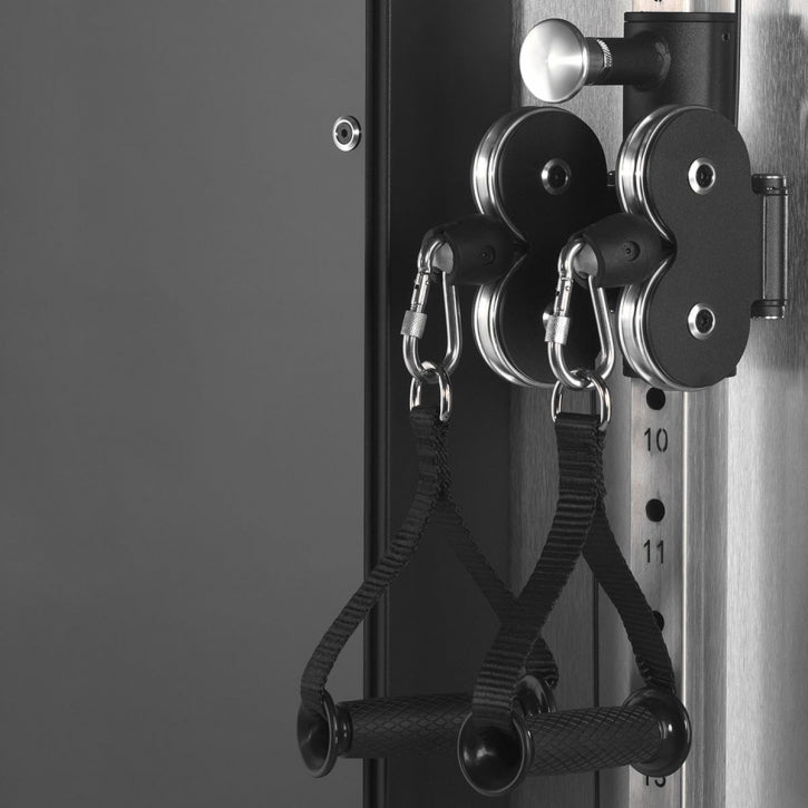 MAXXUS Seinään Kiinnitettävä Talja 60kg Painoilla 63x19x197cm Musta SmartGym H1