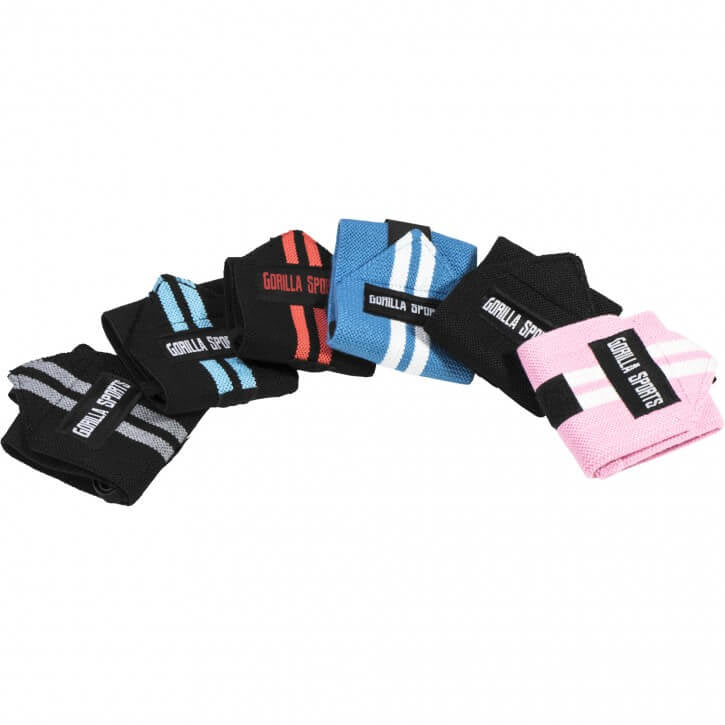 Rannetuet salille / Wrist Wraps Peukalosilmukalla 30x8cm Puuvilla, Useita Eri Värejä 2kpl