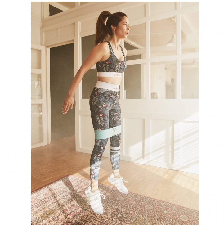 Hip Band / Vastusnauhat 8.2cm, 3 Eri Vastusta/Väriä S-L Polyesteri/Puuvilla