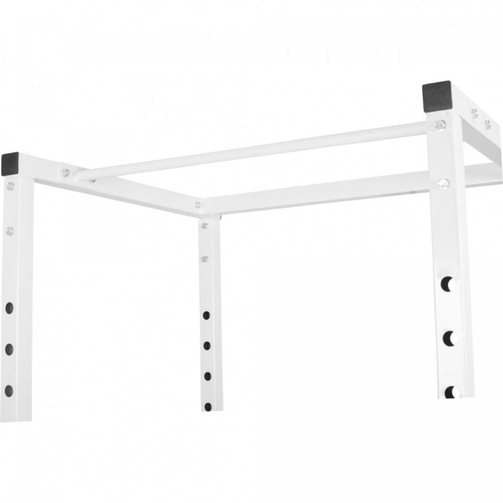 Kyykkyhäkki / Power Rack Valkoinen – Turvaraudat, Leuanvetotanko, 200 kg