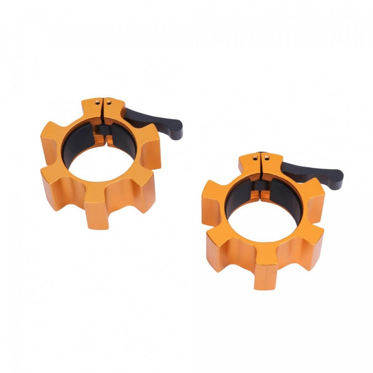 Pikalukot Ø 50/51mm Levytangoille Kumipinnoitteella Alumiini, 5 Eri Väriä 2kpl