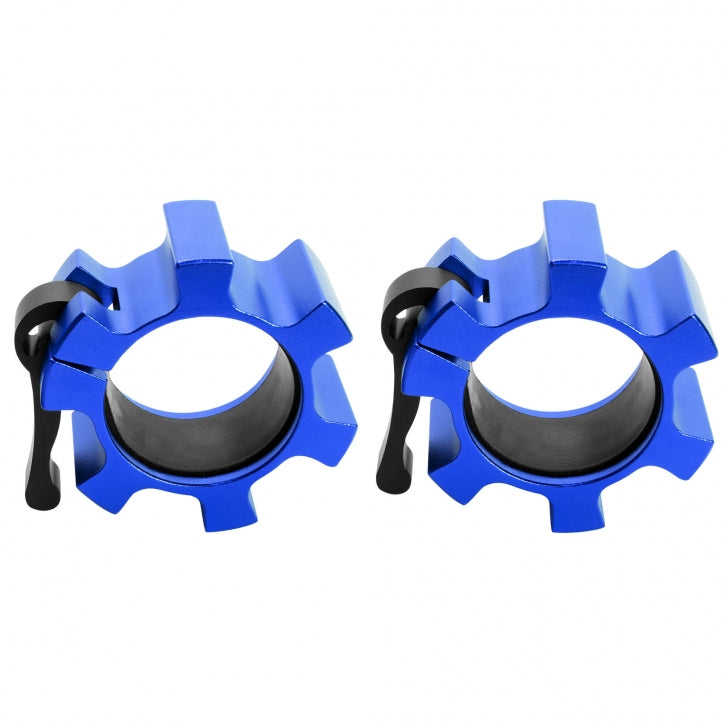 Pikalukot Ø 50/51mm Levytangoille Kumipinnoitteella Alumiini, 5 Eri Väriä 2kpl