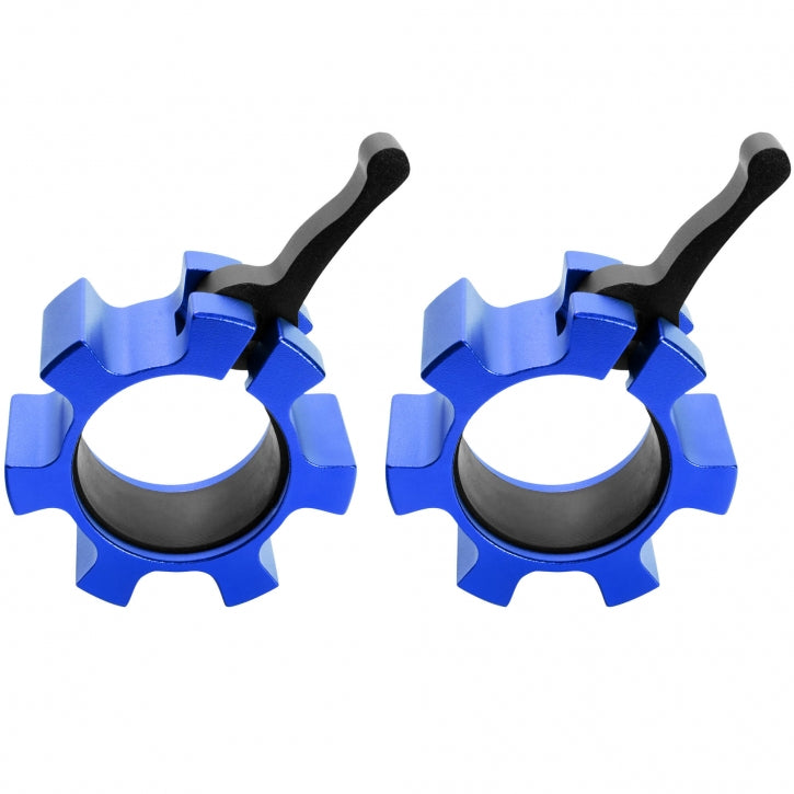 Pikalukot Ø 50/51mm Levytangoille Kumipinnoitteella Alumiini, 5 Eri Väriä 2kpl