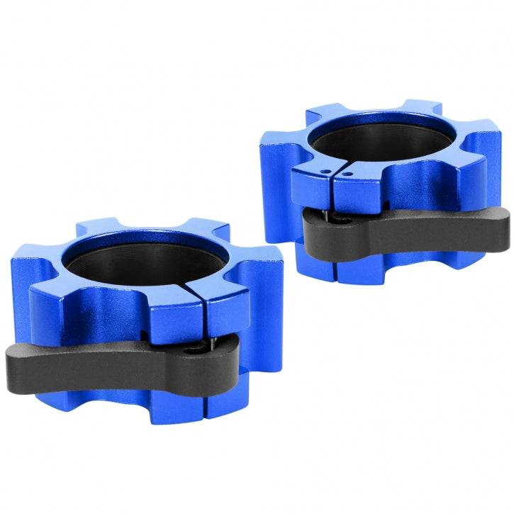 Pikalukot Ø 50/51mm Levytangoille Kumipinnoitteella Alumiini, 5 Eri Väriä 2kpl