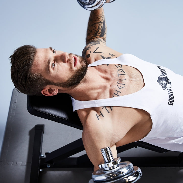 Säädettävä Vinopenkki / Treenipenkki 119x56x48-117cm Max. 200kg Black Edition