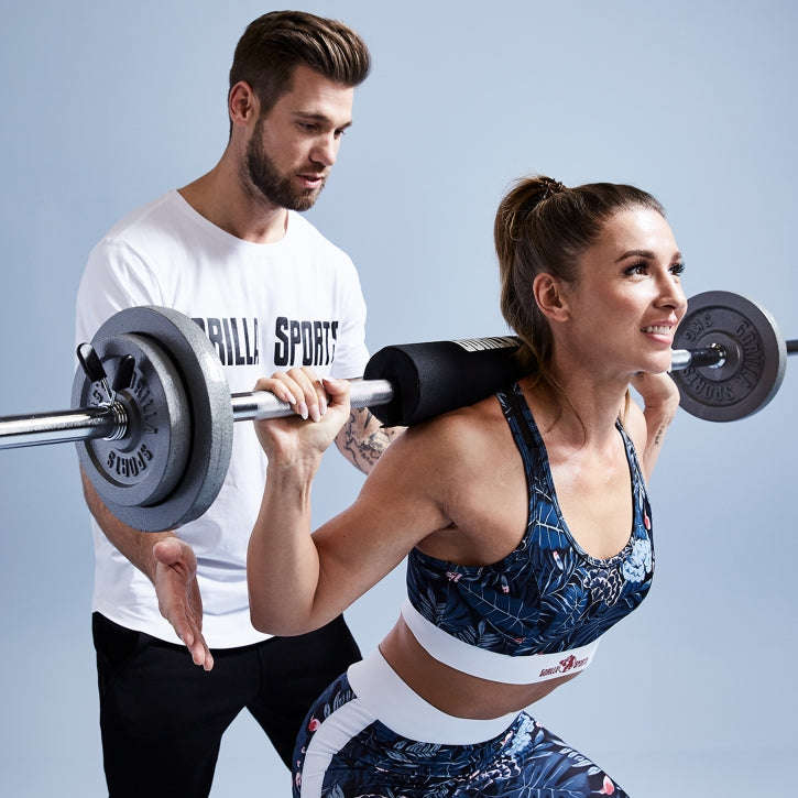 Suora Levytanko / Painonnostotanko Jousilukoilla 170cm, Ø 30mm, 10kg Kromi