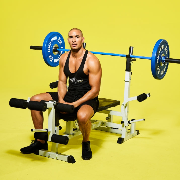 Olympia Levytanko 220cm, Ø 50mm, 20kg Sininen/Musta