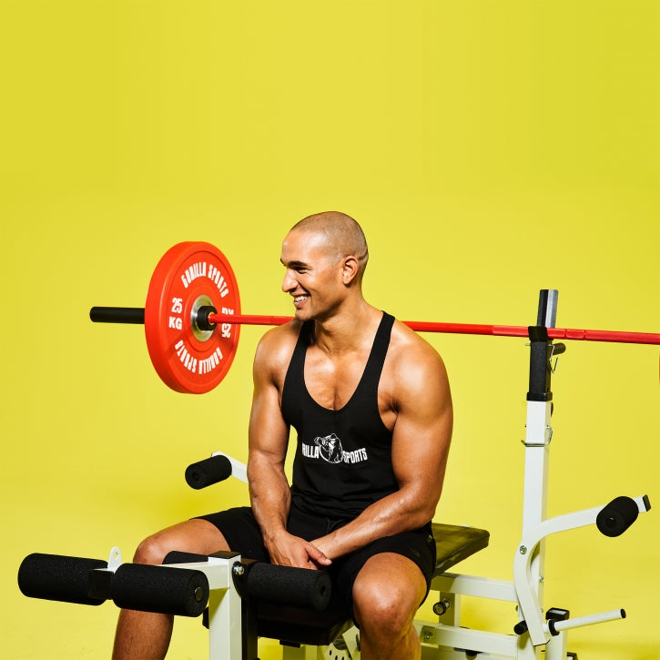 Olympia Levytanko 220cm, Ø 50mm, 20kg Punainen/Musta