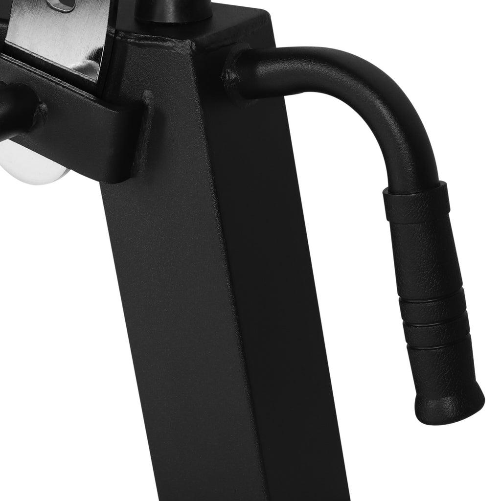 PRO 2.0 Säädettävä Vinopenkki Pyörillä 148x56x44,5-123cm Max. 250kg Musta