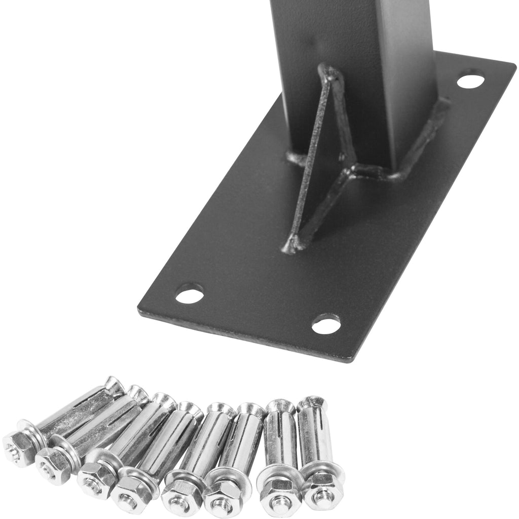 Leuanvetotanko Kattoon Kumikahvoilla 100x40x20cm Max. 350kg Musta