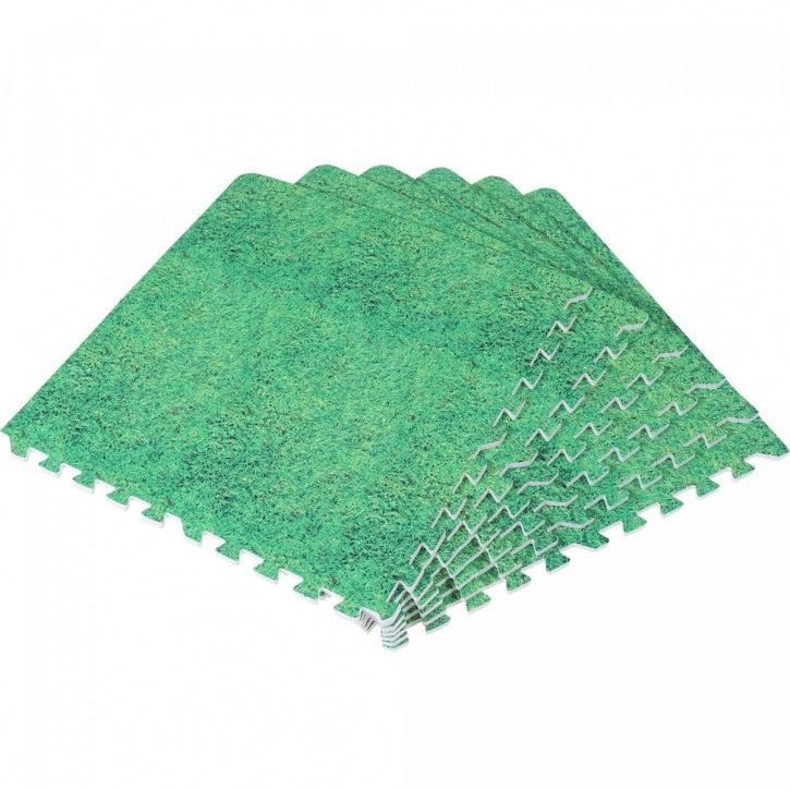 Suojamatto / Palamatto, 6 Palaa + 12 Reunapalaa 60x60x1,2cm EVA-Vaahtomuovi Ruohokuosi