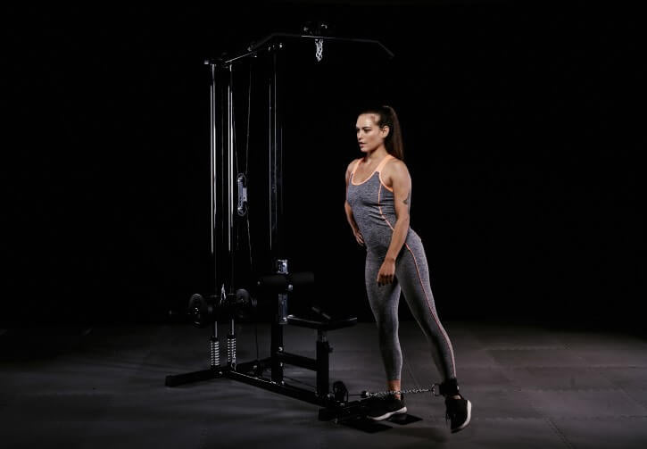 Säädettävät Nilkkaremmit 45cm, Max. 80kg Nailon/Neopreeni Musta 2kpl