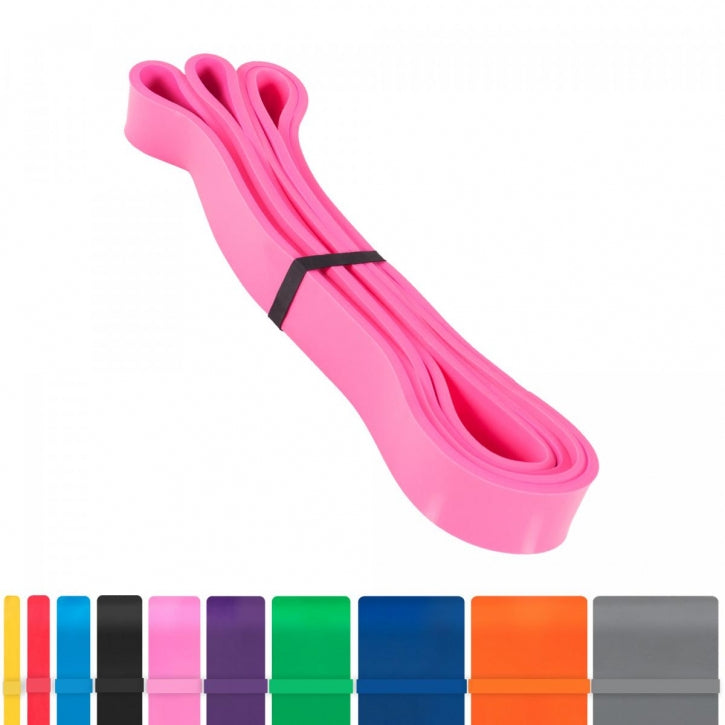 Vastuskuminauha / Voimakuminauha 208cm, 10 Eri Vastusta/Väriä 1-90,72kg Luonnollinen