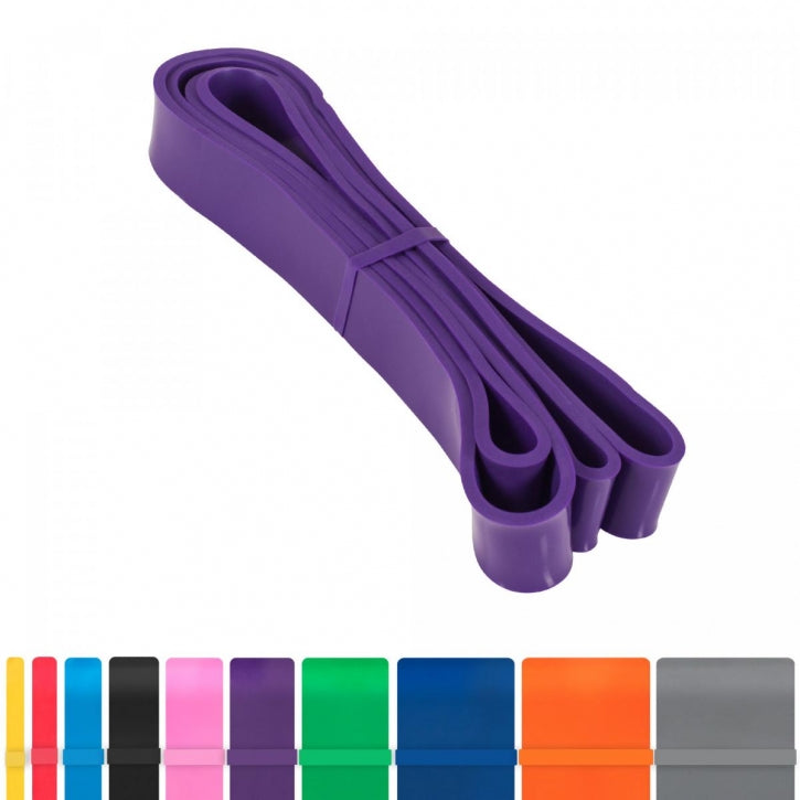 Vastuskuminauha / Voimakuminauha 208cm, 10 Eri Vastusta/Väriä 1-90,72kg Luonnollinen