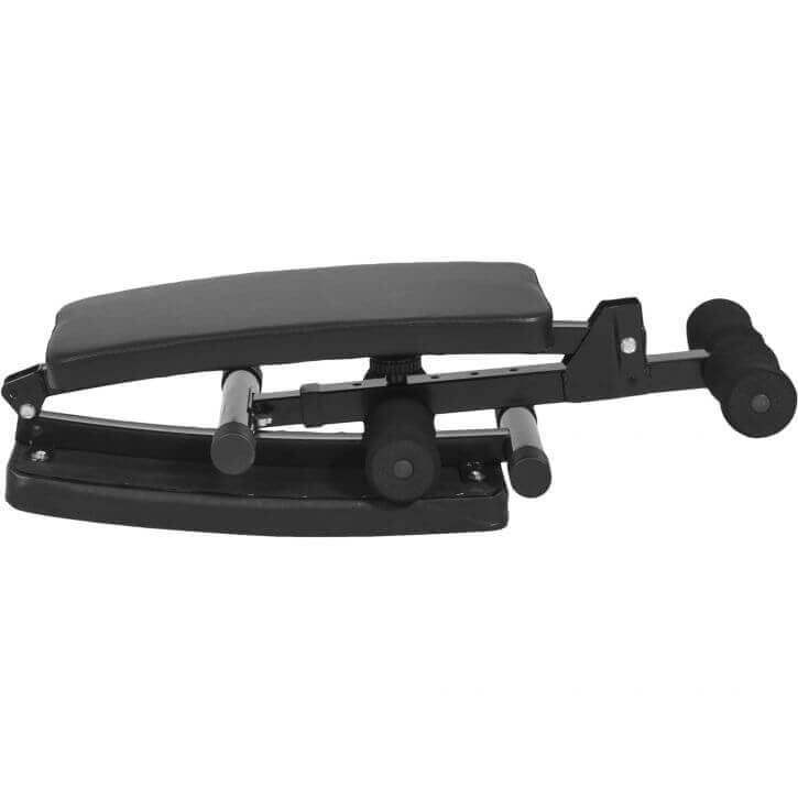 Vatsalihaspenkki / Treenipenkki Taitettava Ja Säädettävä 116x30x53-73cm Musta