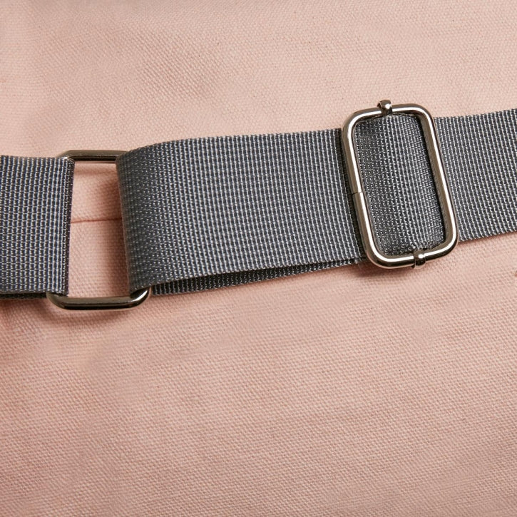 Joogamaton Kantokassi Kahvalla, Puuvilla, Rosa