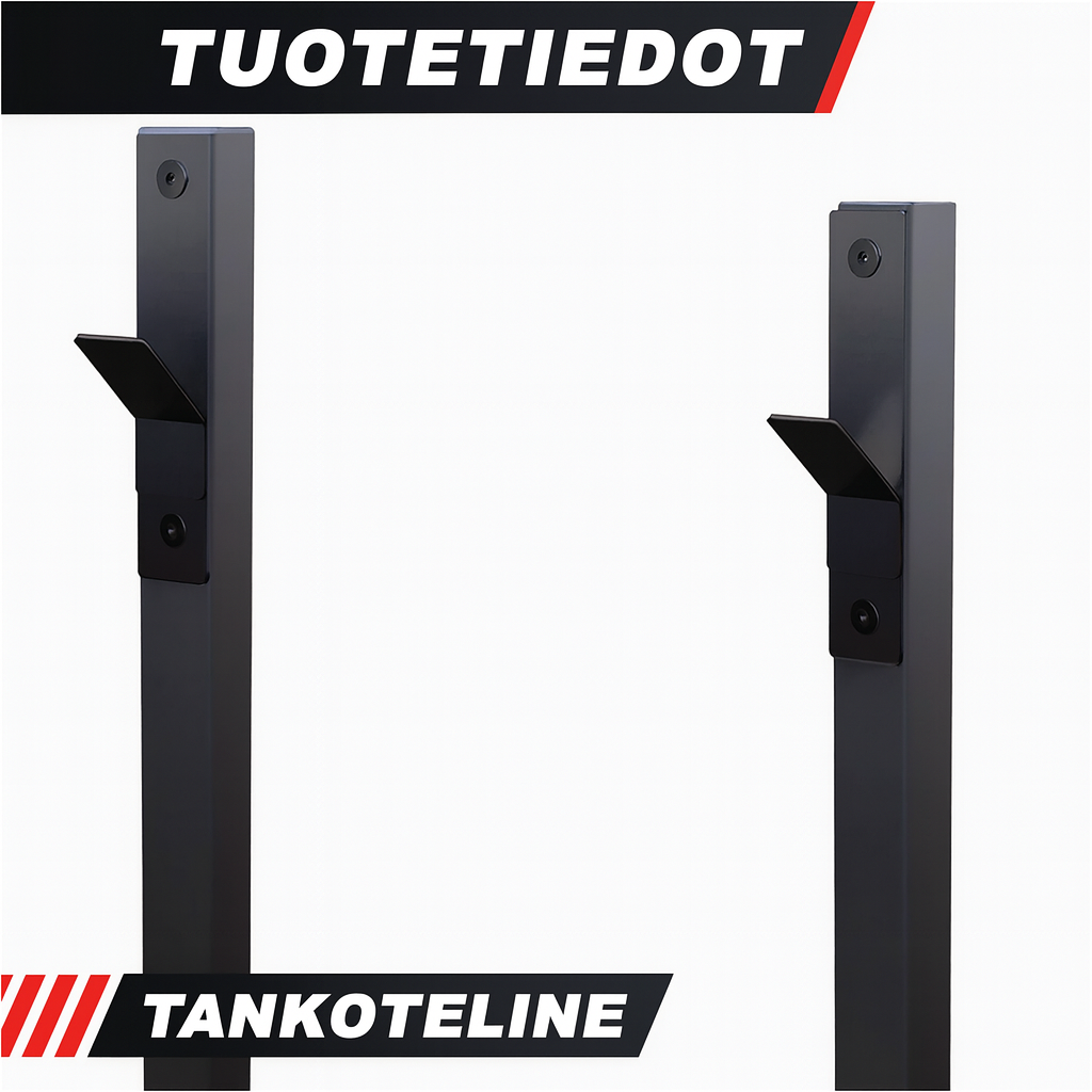 Leveä Painonnostopenkki / Punnerruspenkki 143x110x103cm Max. 250kg Musta